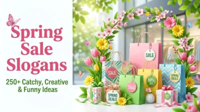 Spring Sale Slogans