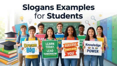 Slogans Examples for Students