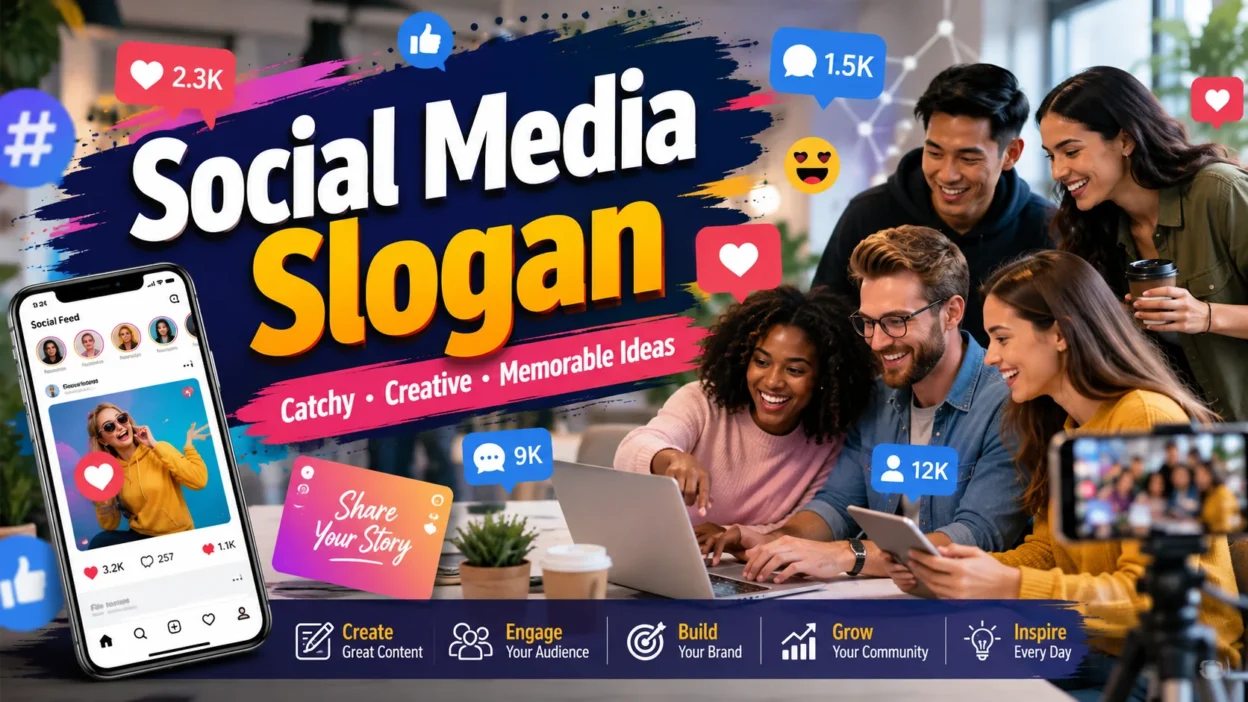 Social Media Slogan