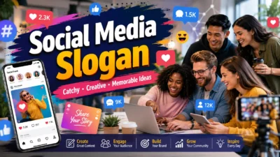 Social Media Slogan