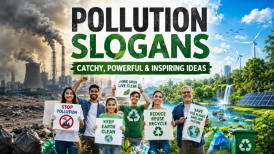 Pollution Slogans
