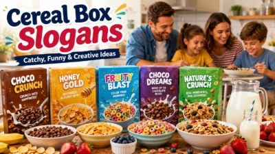 Cereal Box Slogans