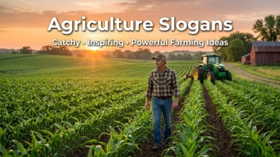Agriculture Slogans