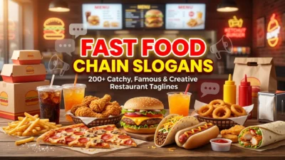 Fast Food Chain Slogans