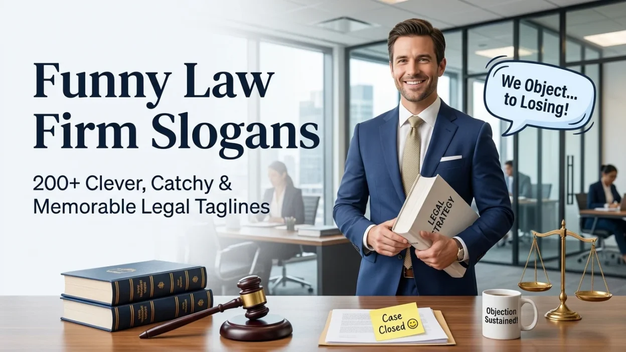 Funny Law Firm Slogans