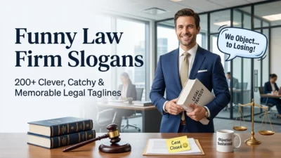Funny Law Firm Slogans