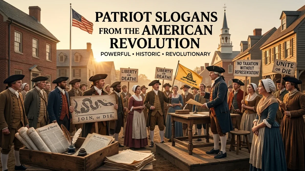 Patriot Slogans from the American Revolution