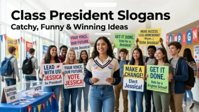Class President Slogans