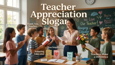 Teacher Appreciation Slogans