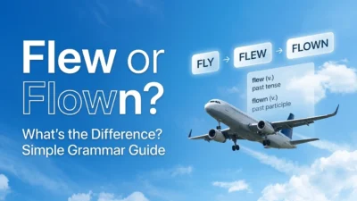 Flew or Flown