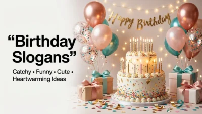 Birthday Slogans