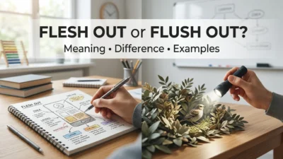 Flesh Out or Flush Out