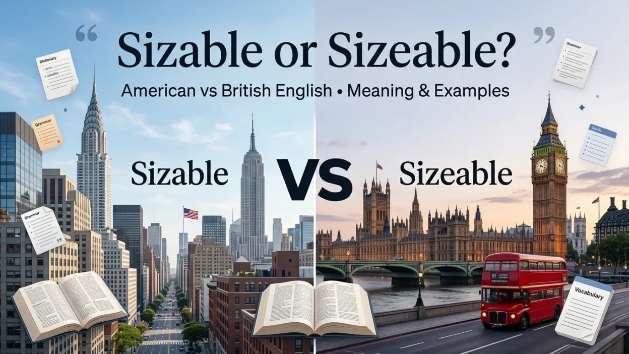 Sizable or Sizeable