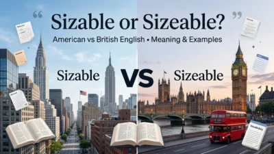 Sizable or Sizeable