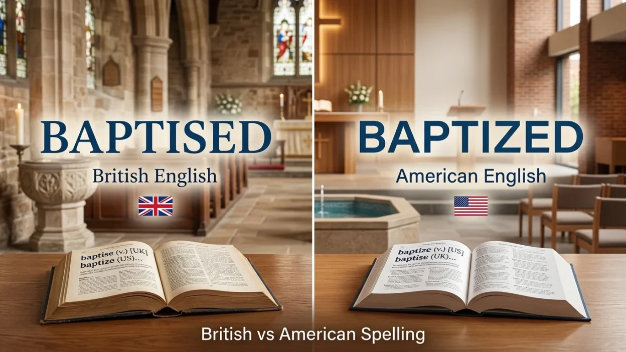 Baptised vs Baptized
