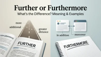 Further or Furthermore