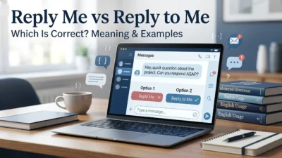 Reply Me vs Reply to Me
