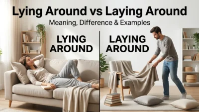 Lying Around vs Laying Around