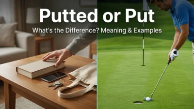 Putted or Put