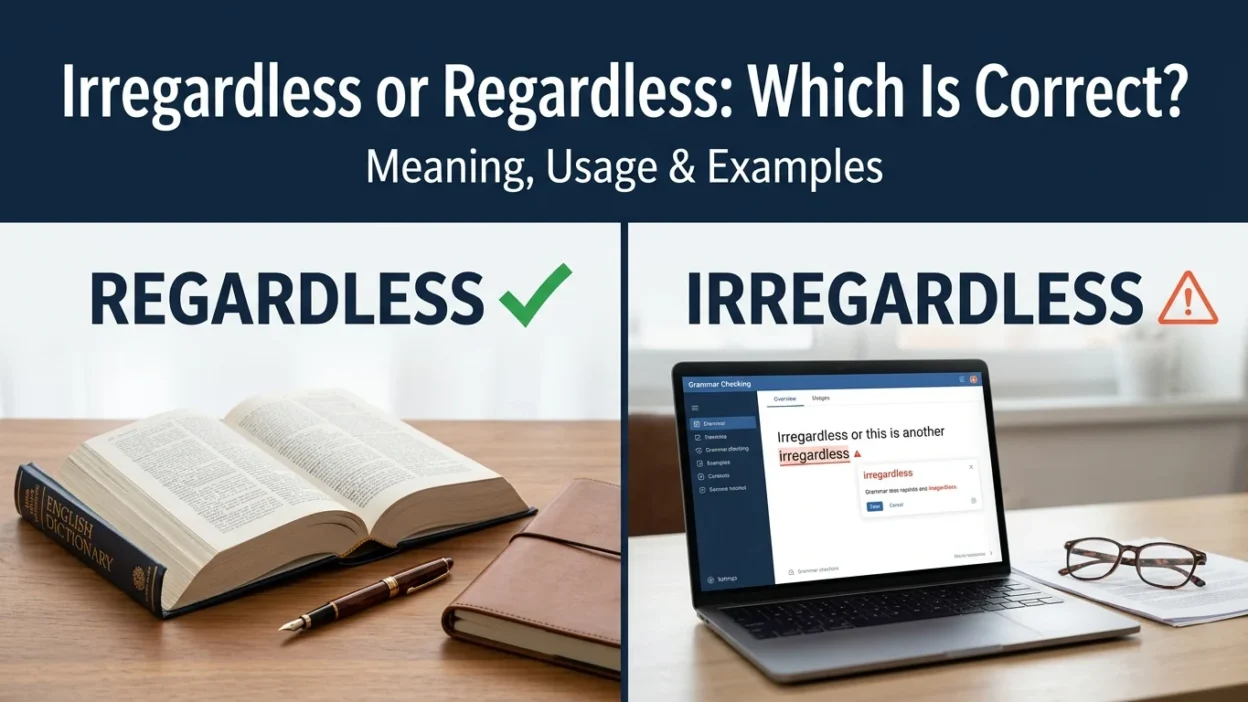 Irregardless or Regardless