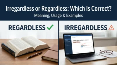 Irregardless or Regardless