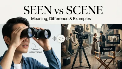 Seen vs Scene
