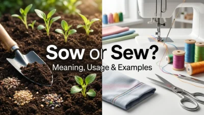 Sow or Sew