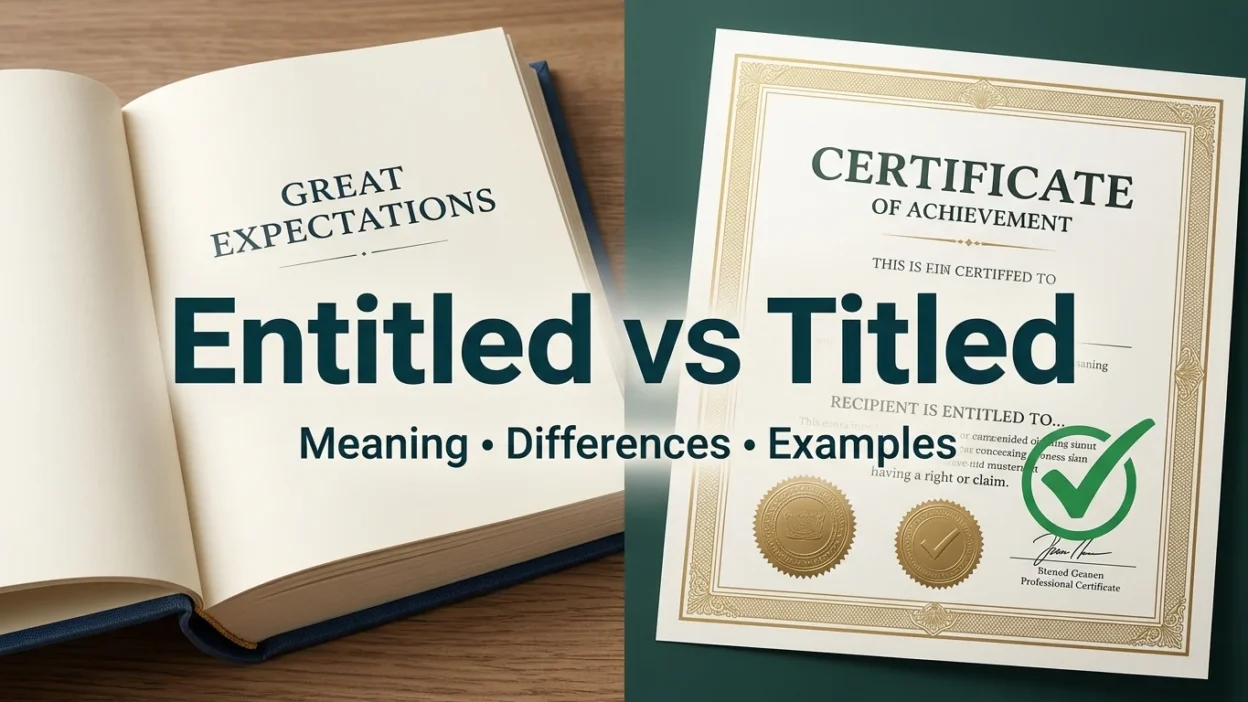 Entitled vs Titled