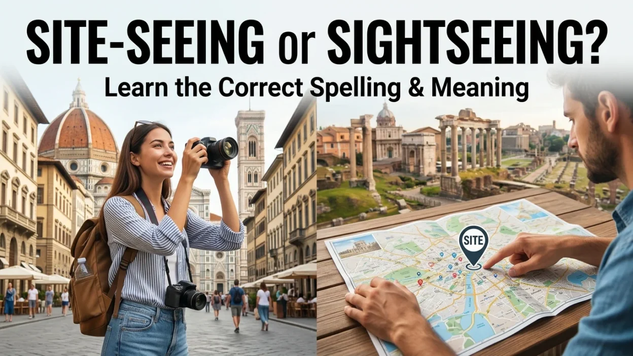 Site-Seeing or Sightseeing