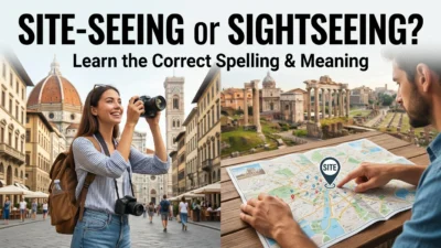 Site-Seeing or Sightseeing