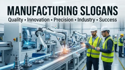Manufacturing Slogans