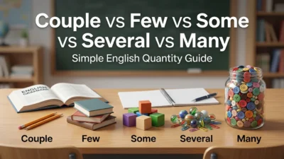 Couple vs Few vs Some vs Several vs Many