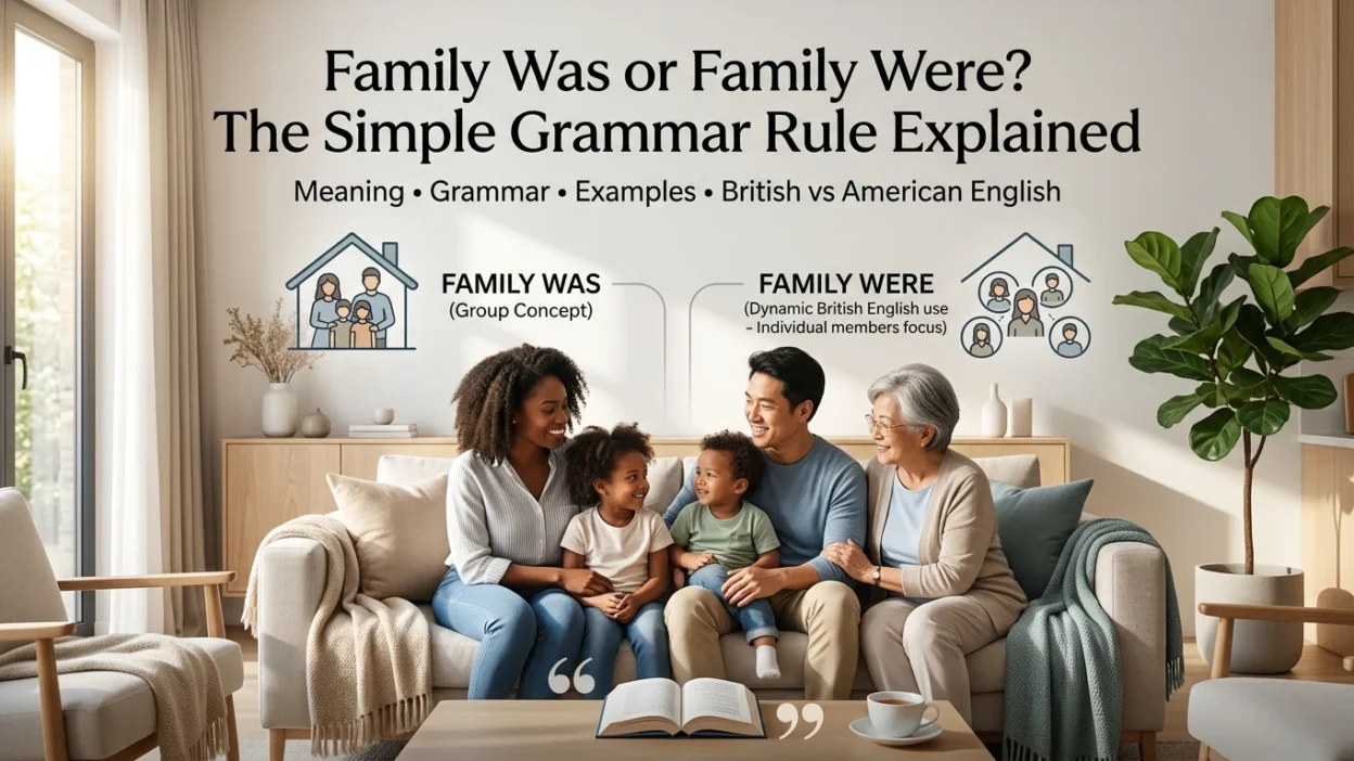 Family Was or Family Were