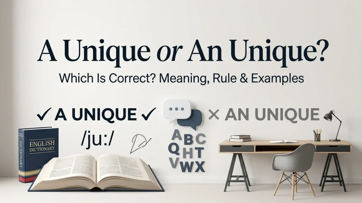 A Unique or An Unique