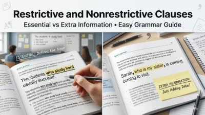 Restrictive and Nonrestrictive Clauses