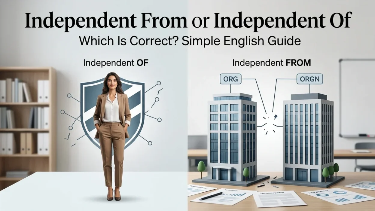 Independent From or Independent Of