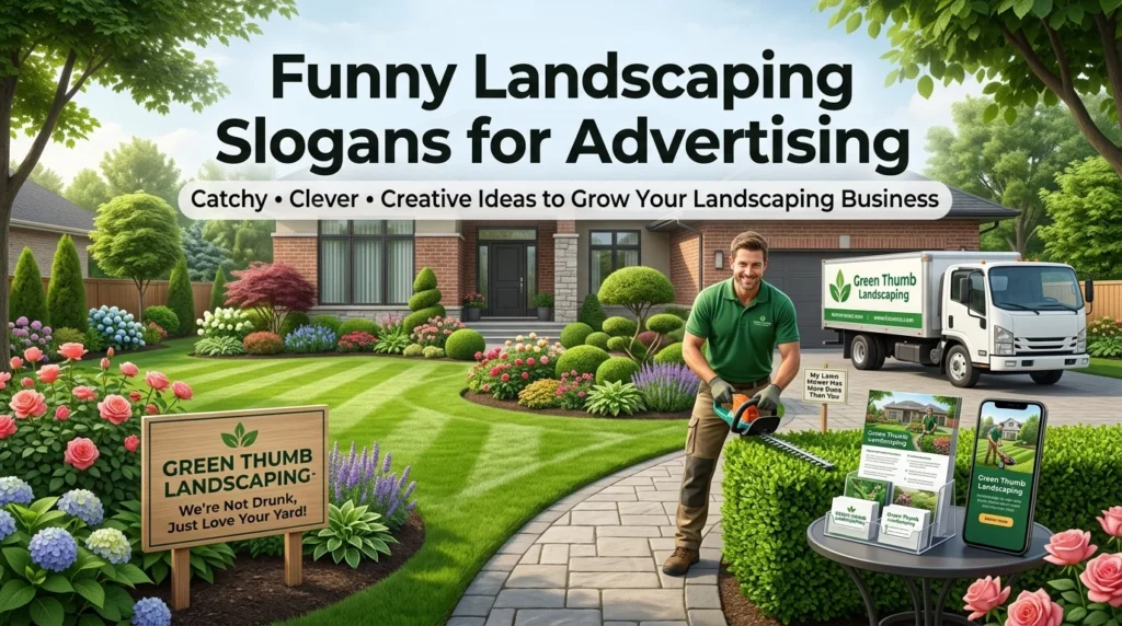 Funny Landscaping Slogans for Advertising