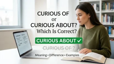 Curious Of or Curious About
