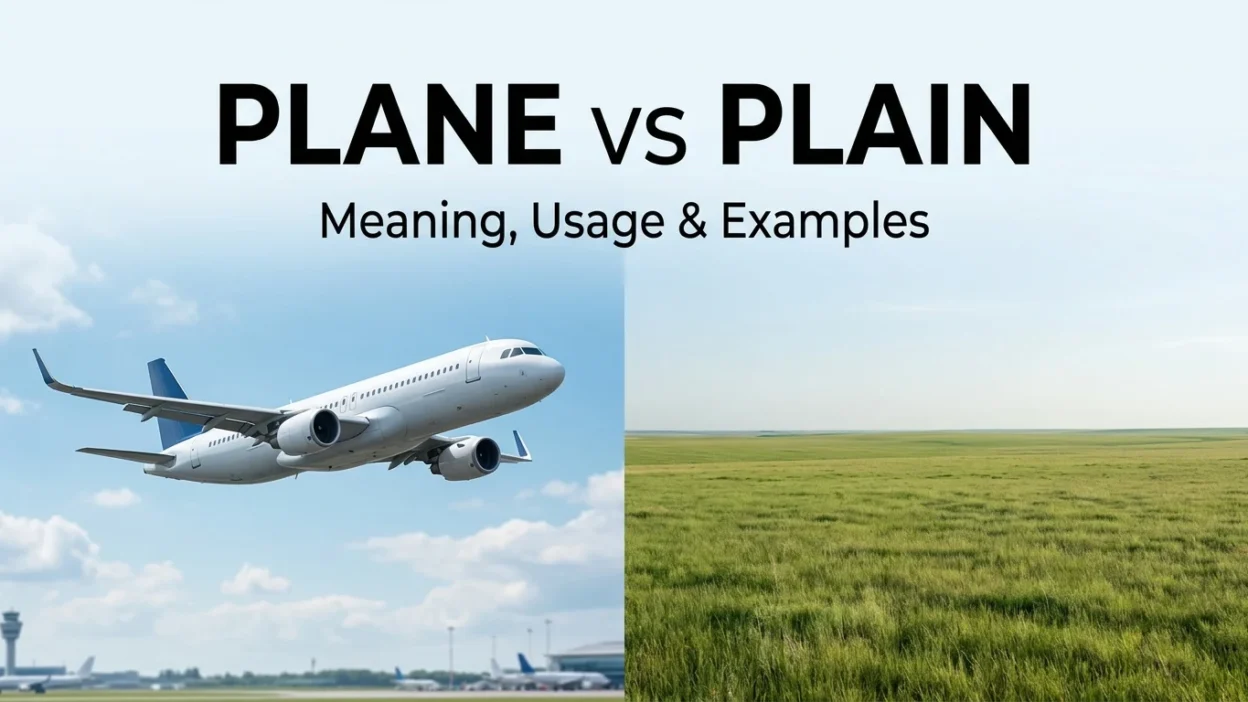 Plane vs Plain