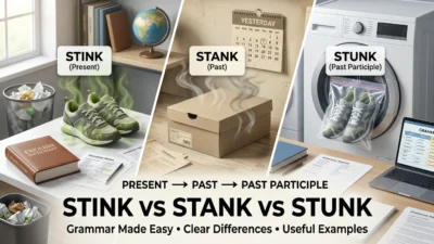 Stink vs Stank vs Stunk