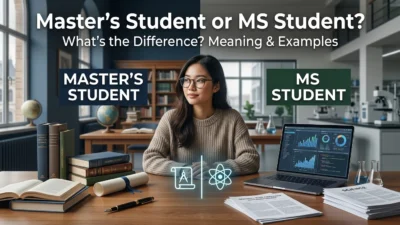 Masters Student or MS Student
