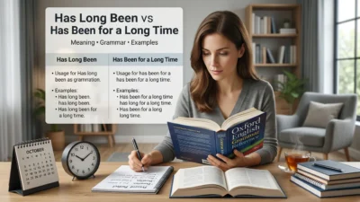 Has Long Been vs Has Been for a Long Time