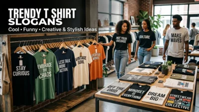 Trendy T Shirt Slogans