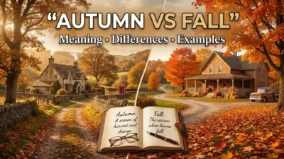 Autumn vs Fall