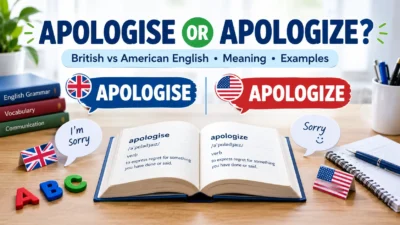 Apologise or Apologize