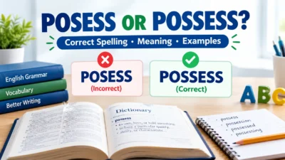 Posess or Possess