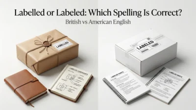 Labelled or Labeled