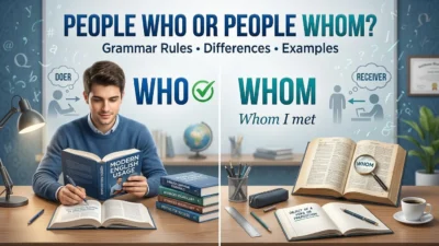 People Who or People Whom