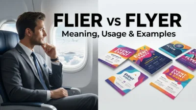 Flier vs Flyer