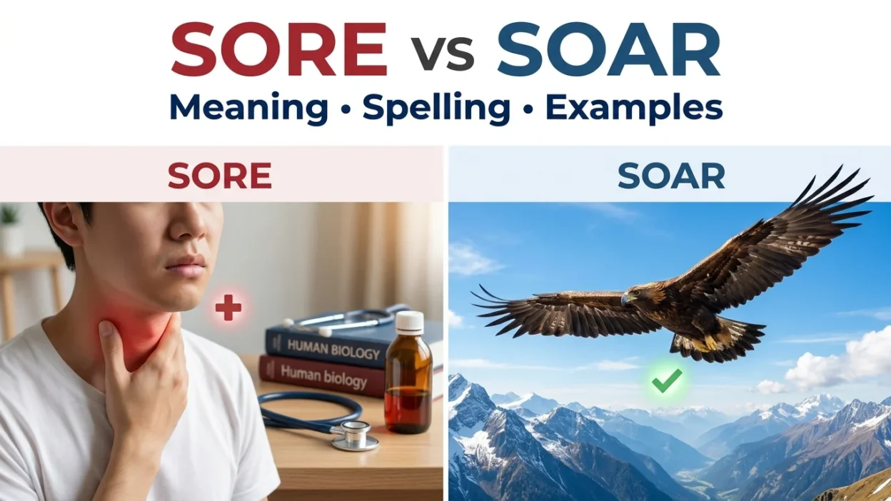 Sore vs Soar